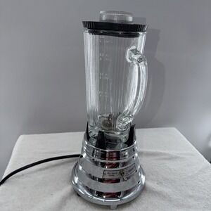 Retro 50th Anniversary Chrome Waring Blender, Model 51BL25, works great!